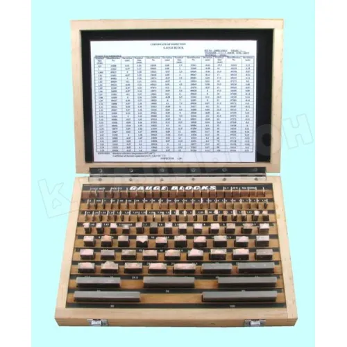 Наборы концевых мер длины № 3, кл.точн.2 (112 мер от 0,5 до 100мм) "CNIC" (ALDS 112)