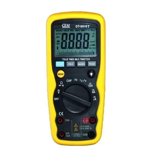 Профессиональный мультиметр CEM DT-9918T