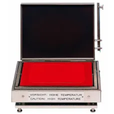 Прецизионная нагревательная плитка Gestigkeit PZ 28-3TD из титана, 280 x 200 мм, 2,0 кВт, с крышкой, без контроллера, макс. температура 600°C (Артикул PZ 28-3TD)