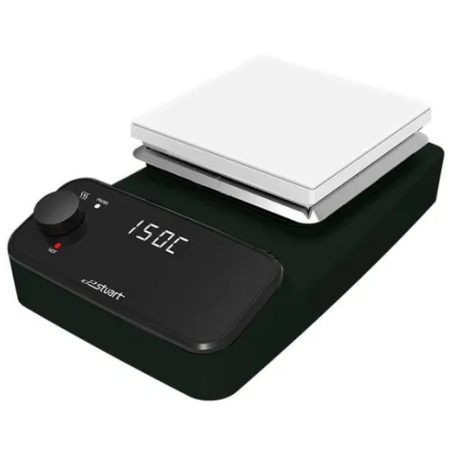 Нагревательная плитка Stuart CD150K, стеклокерамическая платформа 150 х 150 мм, черная (Артикул 04806-35)