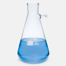 Колба Бунзена ISOLAB 250 мл, со стеклянным отводом, стекло (Артикул 040.01.250)