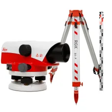 Комплект оптический нивелир Leica NA 720 с поверкой штатив рейка - 3 в 1