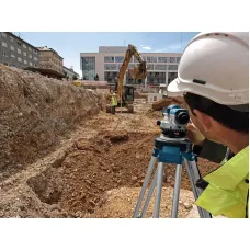 Комплект оптический нивелир Bosch GOL 26 D штатив рейка - 3 в 1