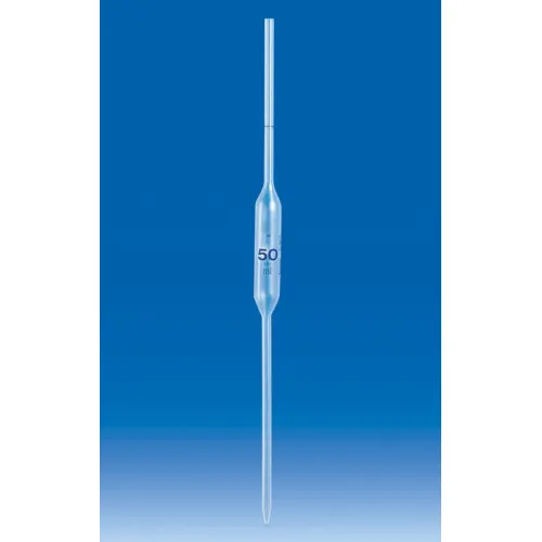 Пипетка VITLAB Мора с одной меткой фиксированного объема, 1 мл, PP (Артикул 164094)