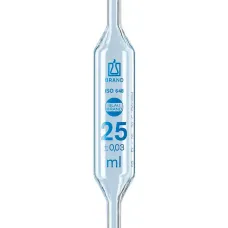 Пипетка Мора Brand BLAUBRAND 4 мл, класс AS, с одной меткой, синяя градуировка, стекло (Артикул 29706)