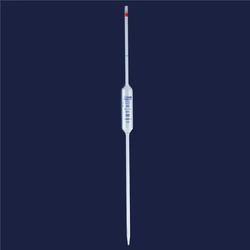 Пипетка Мора ISOLAB 20 мл, с одной меткой, класс AS, стекло (Артикул 021.05.020)