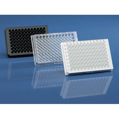 Микропланшет Brand cellGrade plus, 96-луночный, PS, стерильный, черный, F-дно, 350 мкл (Артикул 782028)