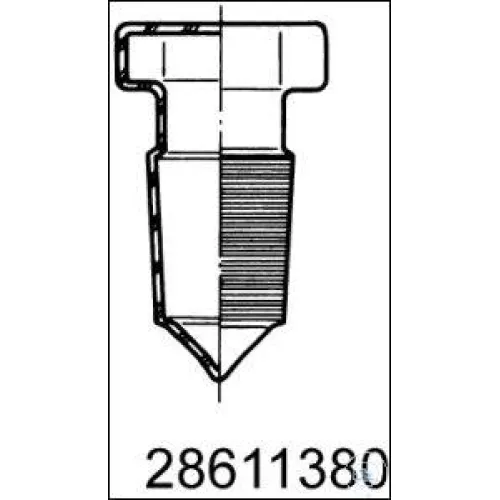 Пробка DURAN Group шлиф NS14/23, шестиугольная, стекло (Артикул 286115406)