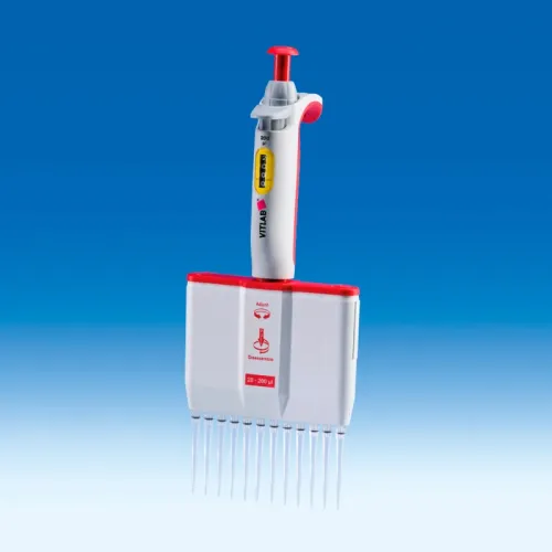 Пипет-дозатор многоканальный VITLAB micropipette -12, 20-200 мкл (Артикул 1612006)