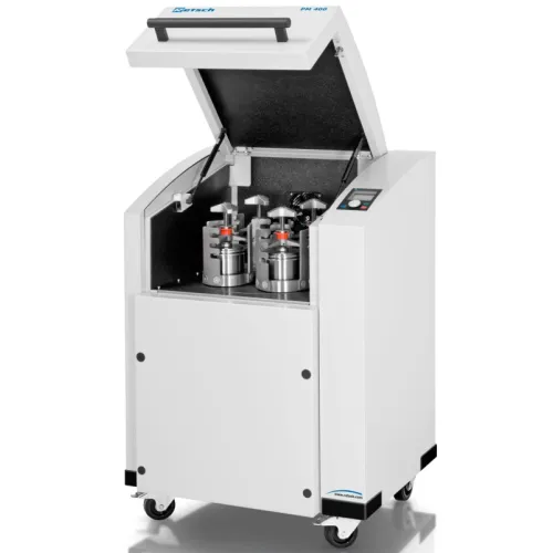 Планетарная шаровая мельница Retsch PM 400 на 2 рабочих места, соотношение скоростей 1:-2, 220–230 В, 50/60 Гц (Артикул 20.535.0005)