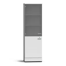 Шкаф для посуды 600х500х2000 мм серый