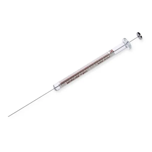Шприц микролитровый Hamilton 10 мкл, 701 N, Cemented Needle, 26s gauge, 2 in, point style 5 (Артикул 80339)