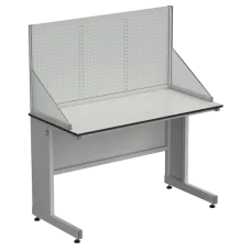 Стол с перфорированным экраном (верстак) 1200х600х1360, раб. поверхность - LABGRADE