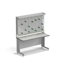Стол титровальный ЭКРОС 1500х600х750/1735 мм, раб. поверхность - LABGRADE