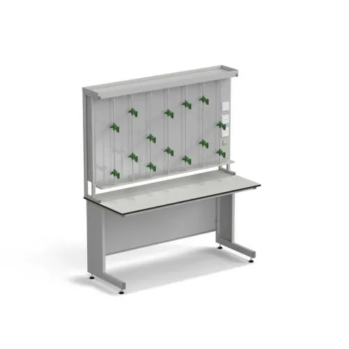 Стол титровальный ЭКРОС 1500х600х750/1735 мм, раб. поверхность - LABGRADE