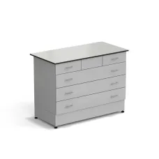 Стол-тумба ЭКРОС 1200х600х900 мм 2 ящика + 3 ящика, раб. поверхность - LABGRADE