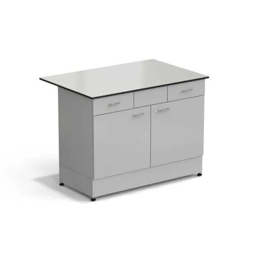 Стол-тумба ЭКРОС 1200х800х900 мм 2 двери + 2 ящика, раб. поверхность - LABGRADE