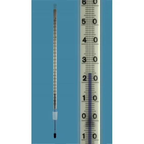 Термометр Amarell на шлифе NS 14,5/23, -10...+250/1°C, глубина погружения 97 мм (Артикул D262374-FL)
