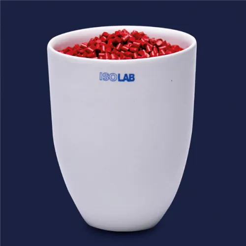 Тигель ISOLAB, высокая форма, Ø 30 х 38 мм, фарфор (Артикул 038.14.H30)