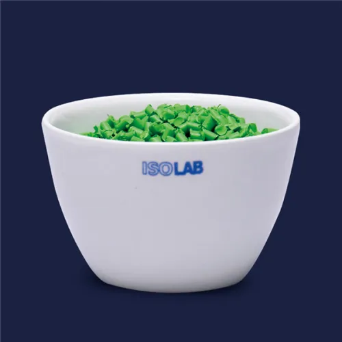 Тигель ISOLAB, низкая форма, Ø 60 х 38 мм, фарфор (Артикул 038.14.L60)