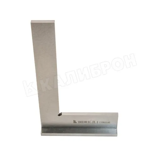 Угольник поверочный УШ 160х100 кл.1 (ГРСИ №78345-20) КЛБ