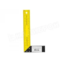 Угольник столярный 250х0,8 мм, алюминиевое основание Micron