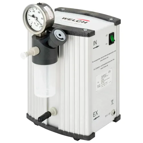 Мембранный вакуумный насос Welch (Ilmvac) MPC 090 E, 1 м3/ч, вакуум до 100 мбар, химически стойкий (Артикул 412021)